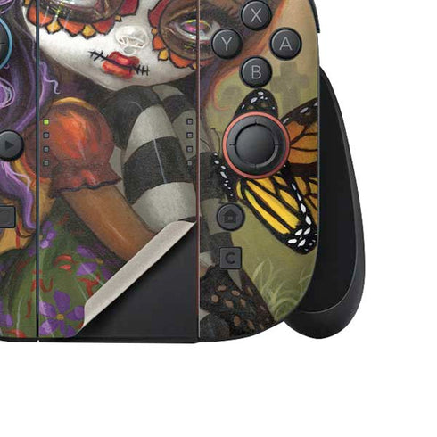 Monarch butterfly Fairy by Jasmine Becket-Griffith Nintendo Switch 2 (2025) Joy-Con Controller Skin