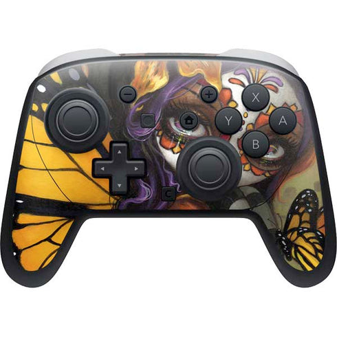 Monarch butterfly Fairy by Jasmine Becket-Griffith Nintendo Switch 2 (2025) Pro Controller Skin