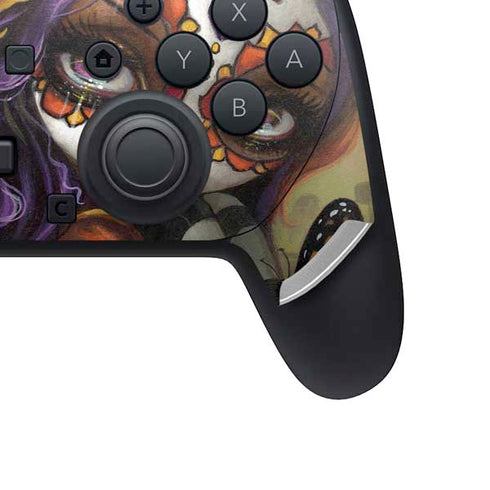 Monarch butterfly Fairy by Jasmine Becket-Griffith Nintendo Switch 2 (2025) Pro Controller Skin