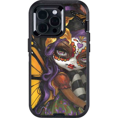 Monarch butterfly Fairy by Jasmine Becket-Griffith Otterbox Defender iPhone Skin