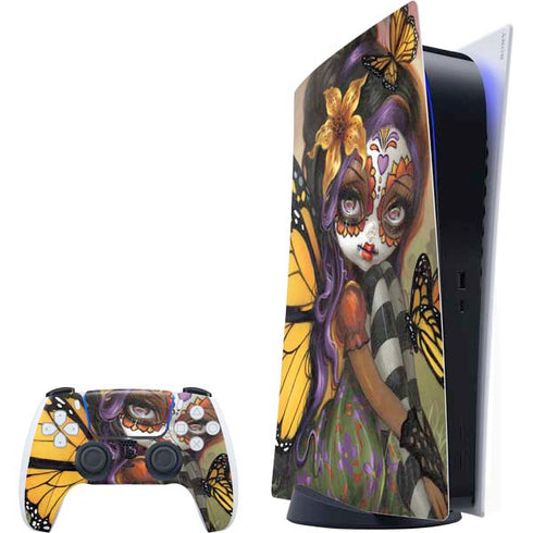 Monarch butterfly Fairy by Jasmine Becket-Griffith PlayStation PS5 Skins