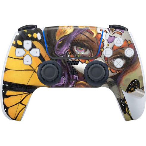Monarch butterfly Fairy by Jasmine Becket-Griffith PS5 Pro Disk Bundle Skin