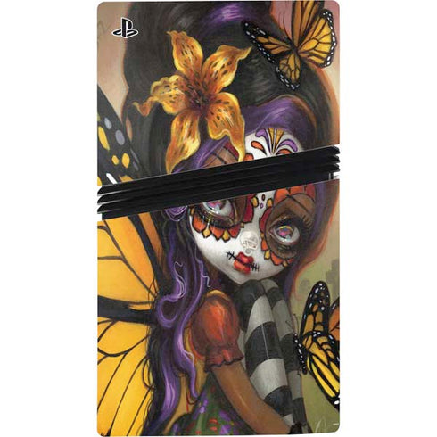 Monarch butterfly Fairy by Jasmine Becket-Griffith PS5 Pro Disk Console Skin