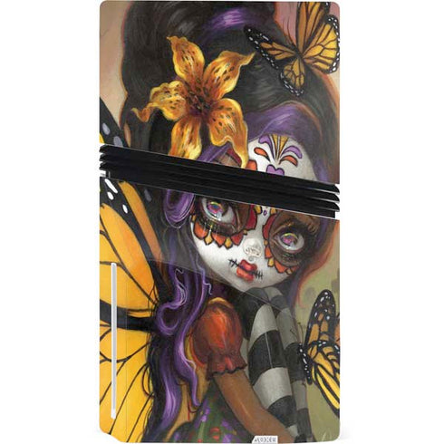 Monarch butterfly Fairy by Jasmine Becket-Griffith PS5 Pro Disk Console Skin