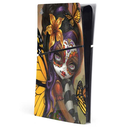 Monarch butterfly Fairy by Jasmine Becket-Griffith PlayStation PS5 Skins