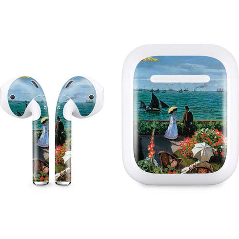Monet - The Terrace at Sainte-Adresse by Monet Apple AirPods Skin