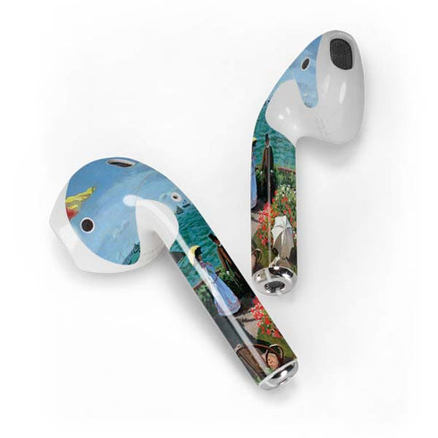 Monet - The Terrace at Sainte-Adresse by Monet Apple AirPods Skin