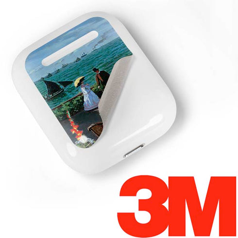 Monet - The Terrace at Sainte-Adresse by Monet Apple AirPods Skin