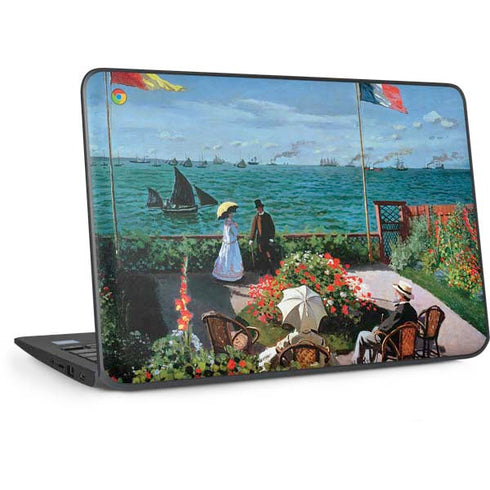 Monet - The Terrace at Sainte-Adresse by Monet HP Chromebook Skin