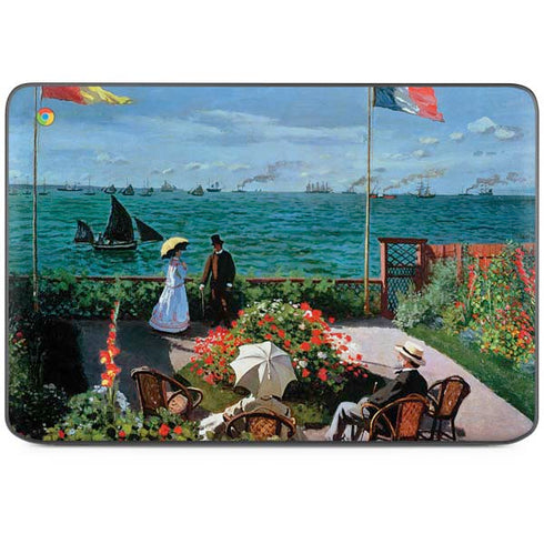 Monet - The Terrace at Sainte-Adresse by Monet HP Chromebook Skin