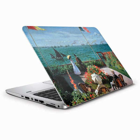 Monet - The Terrace at Sainte-Adresse by Monet HP Elitebook Skin