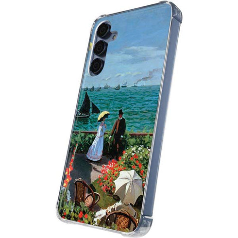 Monet - The Terrace at Sainte-Adresse by Monet Galaxy A55 5G Clear Case