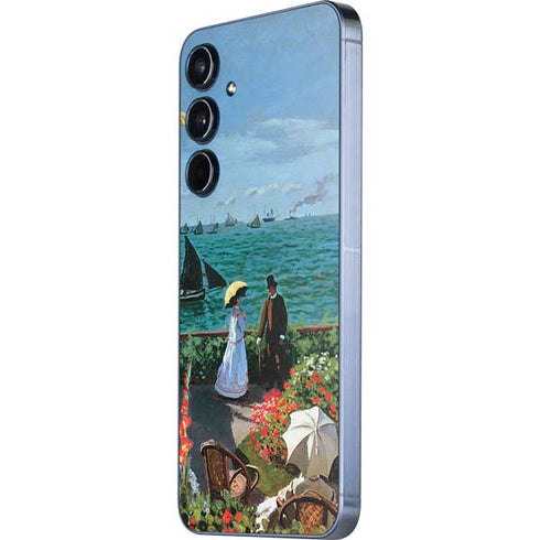 Monet - The Terrace at Sainte-Adresse by Monet Galaxy A55 5G Skin