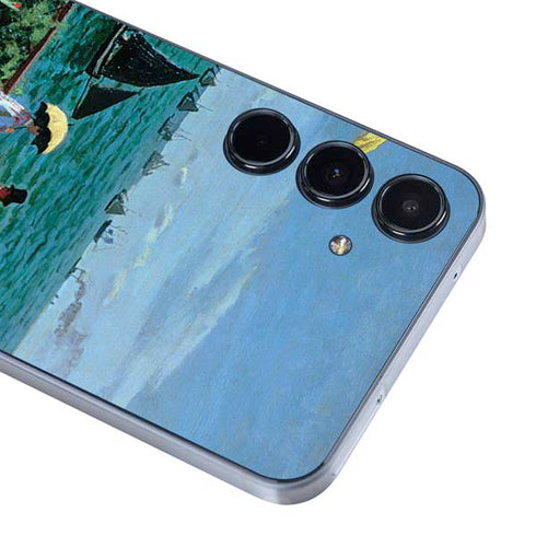 Monet - The Terrace at Sainte-Adresse by Monet Galaxy A55 5G Skin