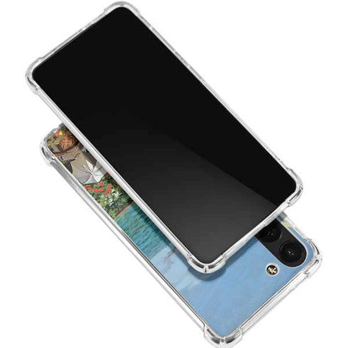 Monet - The Terrace at Sainte-Adresse by Monet Galaxy S24 FE Clear Case