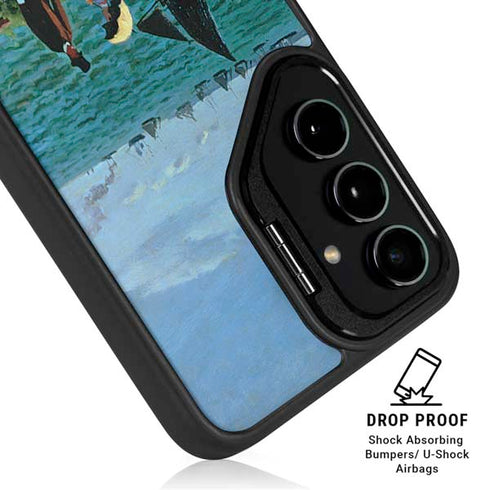 Monet - The Terrace at Sainte-Adresse by Monet Galaxy S24 Kickstand Case