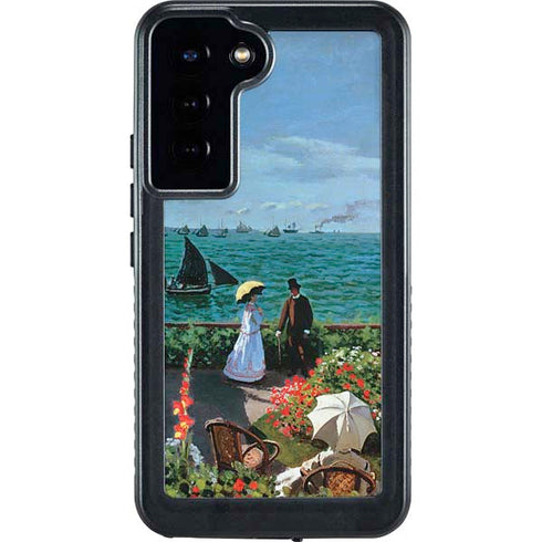 Monet - The Terrace at Sainte-Adresse by Monet Galaxy S24 Plus Waterproof Case