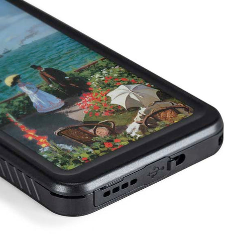 Monet - The Terrace at Sainte-Adresse by Monet Galaxy S24 Plus Waterproof Case