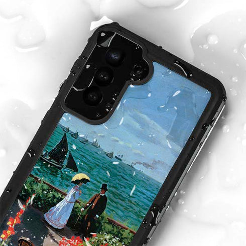 Monet - The Terrace at Sainte-Adresse by Monet Galaxy S24 Plus Waterproof Case