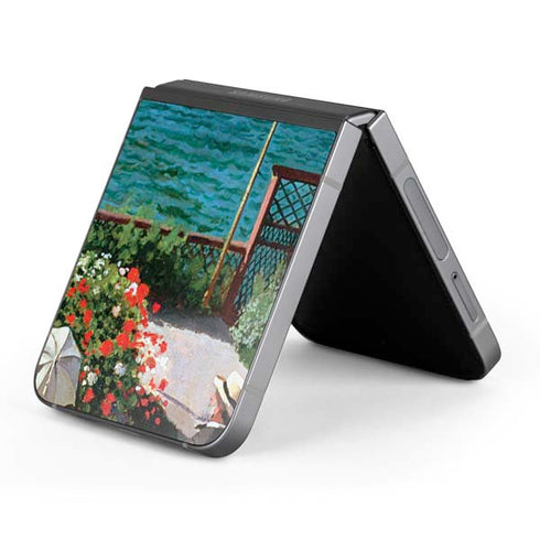 Monet - The Terrace at Sainte-Adresse by Monet Galaxy Z Flip6 Skin