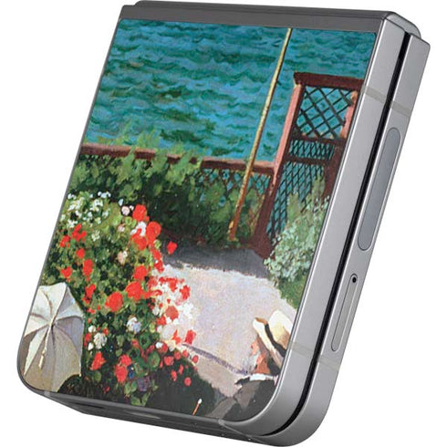 Monet - The Terrace at Sainte-Adresse by Monet Galaxy Z Flip6 Skin