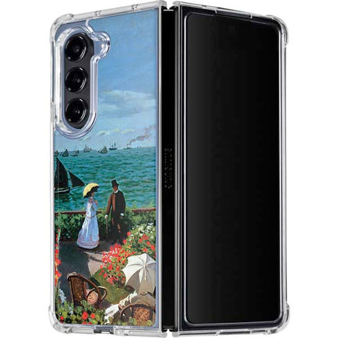 Monet - The Terrace at Sainte-Adresse by Monet Galaxy Z Fold5 5G Clear Case