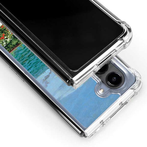 Monet - The Terrace at Sainte-Adresse by Monet Galaxy Z Fold5 5G Clear Case