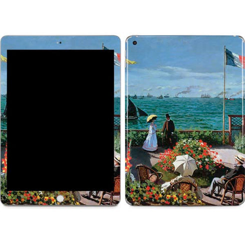 Monet - The Terrace at Sainte-Adresse by Monet Apple iPad Skin
