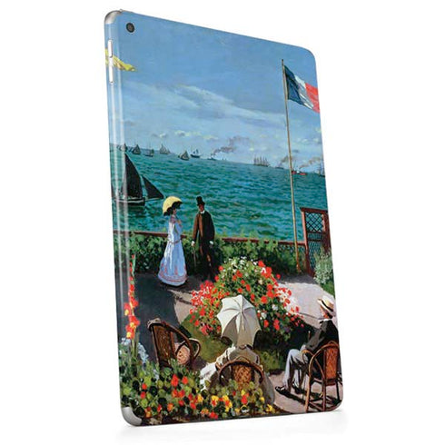 Monet - The Terrace at Sainte-Adresse by Monet Apple iPad Skin