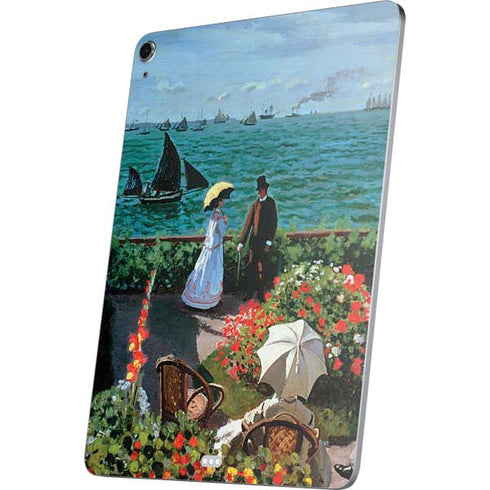 Monet - The Terrace at Sainte-Adresse by Monet Apple iPad Air Skin