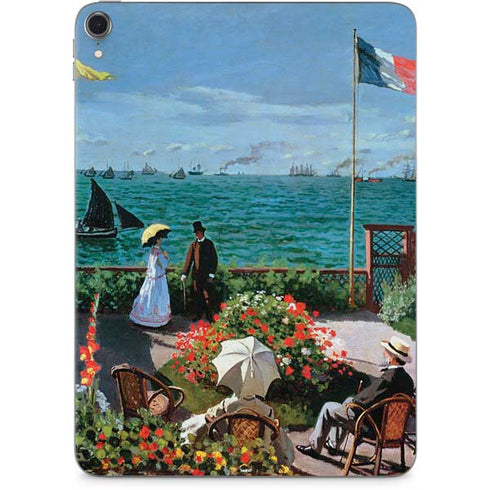 Monet - The Terrace at Sainte-Adresse by Monet Apple iPad Pro Skin