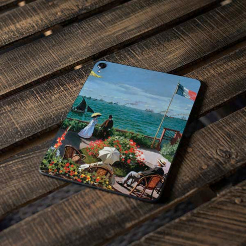 Monet - The Terrace at Sainte-Adresse by Monet Apple iPad Pro Skin