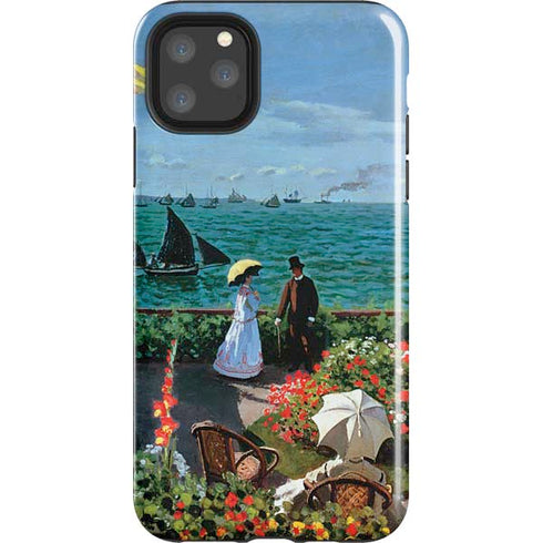 Monet - The Terrace at Sainte-Adresse by Monet iPhone Cases
