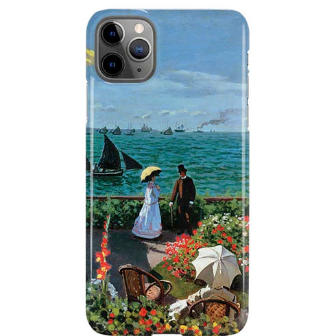 Monet - The Terrace at Sainte-Adresse by Monet iPhone Cases