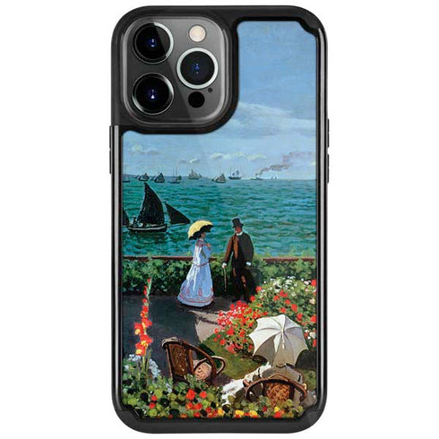 Monet - The Terrace at Sainte-Adresse by Monet iPhone Cases