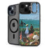 Monet - The Terrace at Sainte-Adresse by Monet iPhone 14 Plus Kickstand Case