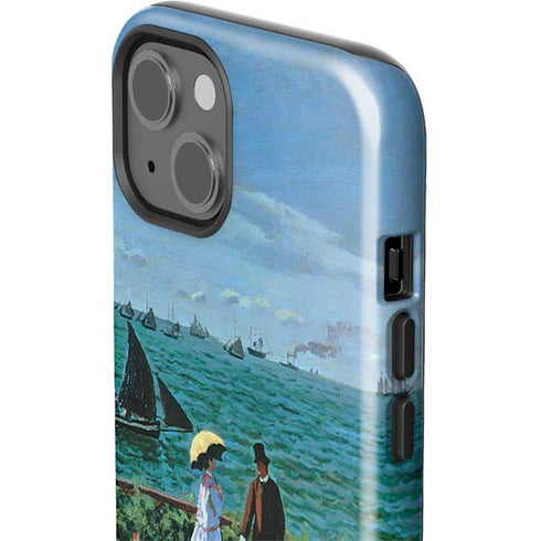 Monet - The Terrace at Sainte-Adresse by Monet iPhone 15 Impact Case