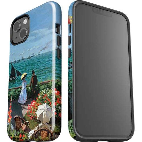 Monet - The Terrace at Sainte-Adresse by Monet iPhone 15 Impact Case