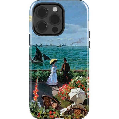 Monet - The Terrace at Sainte-Adresse by Monet iPhone 15 Pro Impact Case