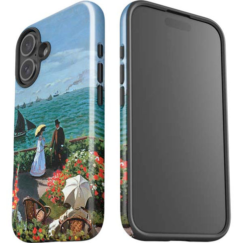 Monet - The Terrace at Sainte-Adresse by Monet iPhone 16 Plus Impact Case