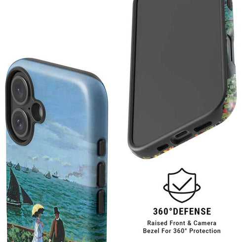 Monet - The Terrace at Sainte-Adresse by Monet iPhone 16 Plus Magsafe Impact Case