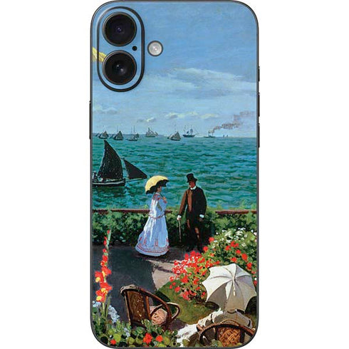 Monet - The Terrace at Sainte-Adresse by Monet iPhone 16 Plus Skin