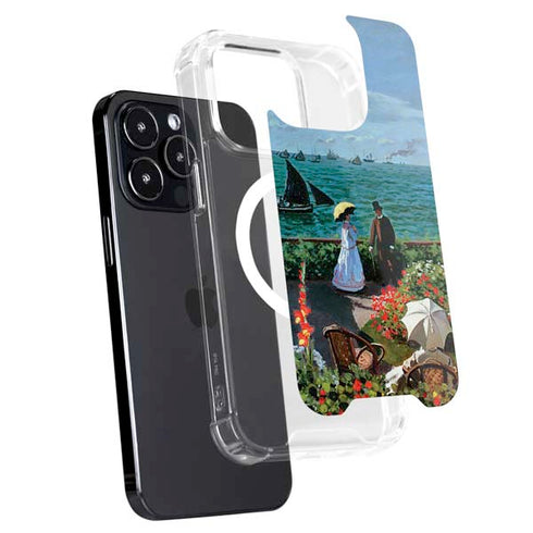 Monet - The Terrace at Sainte-Adresse by Monet iPhone 16 Pro MagSafe Case
