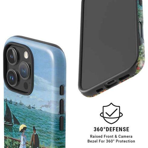 Monet - The Terrace at Sainte-Adresse by Monet iPhone 16 Pro Magsafe Impact Case