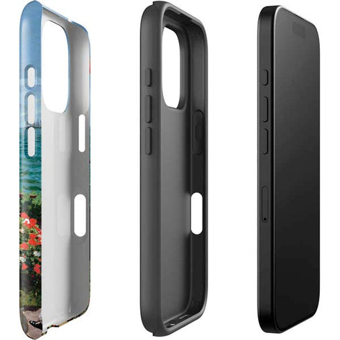 Monet - The Terrace at Sainte-Adresse by Monet iPhone 16 Pro Max Impact Case