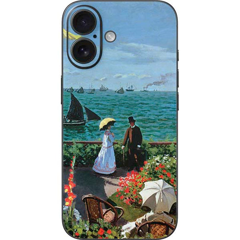 Monet - The Terrace at Sainte-Adresse by Monet iPhone 16 Skin