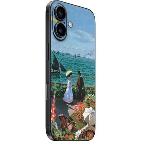 Monet - The Terrace at Sainte-Adresse by Monet iPhone 16 Skin