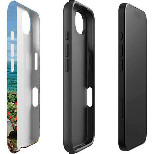 Monet - The Terrace at Sainte-Adresse by Monet iPhone 16e Impact Case