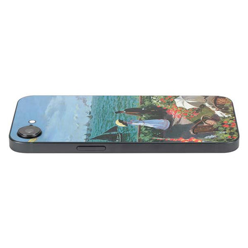 Monet - The Terrace at Sainte-Adresse by Monet iPhone 16e Skin