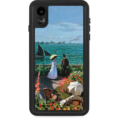 Monet - The Terrace at Sainte-Adresse by Monet iPhone Cases